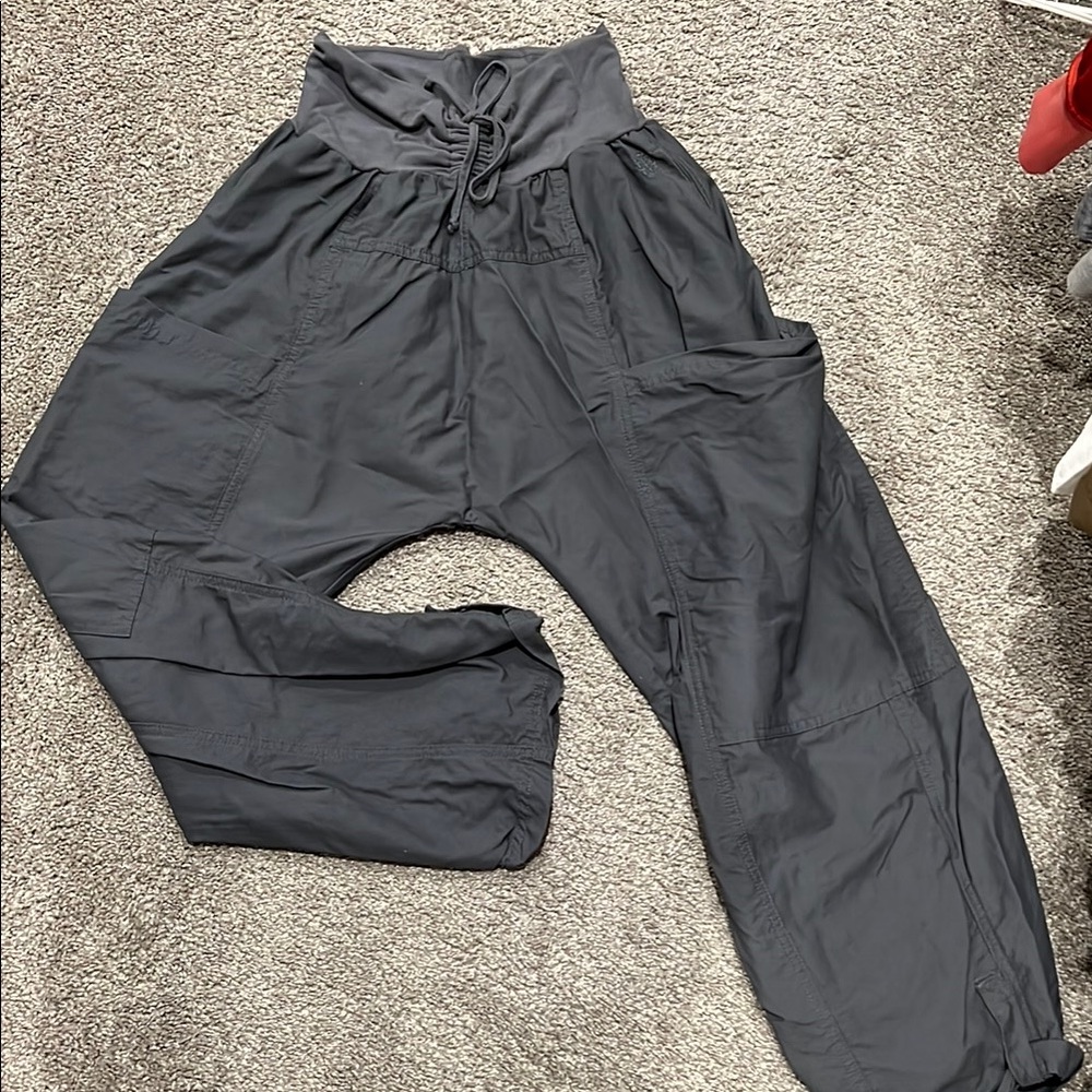 Dark Gray High-Waisted Pants